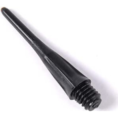 WIN.MAX Dart Tips, 2BA Black Soft Dart Tips, Plastic Dart Tips, Dart Tips, Gift: Darts Tool and Bag