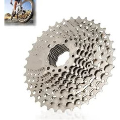 Vbestlife 10 Speed 11-36T Steel Wheel Flywheel Silver Freewheel Cassette Sprocket Bicycle SLX Flywheel Accessories