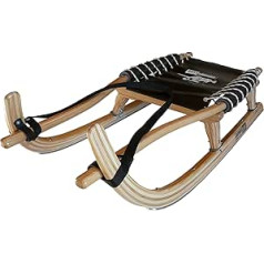 GL Leisure Sledge in Natural with Racing Bar, 105cm