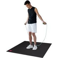 SHANTI NATION - Cardio Mat 95 - Compact Fitness Mat (95 x 95 cm) - Includes Carry Strap - Ideal for Skipping Rope and Workouts in Small Spaces - Abrasion-Resistant - Can Be Disinfected - Can be Used