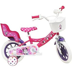 Vélo ATLAS Disney Minnie Girls' Bicycle 12 Inch with 1 Brake Mickey, Pink, 12 Inches