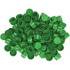 BURI Pack of 6500 Universal Petlinge PET Preform Screw Cap for Bottles Green