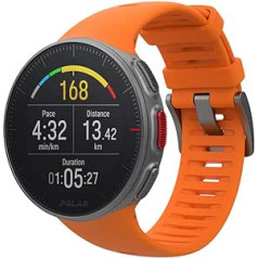 Polar Vantage V Unisex Adult Heart Rate Monitor with GPS., orange, m/l