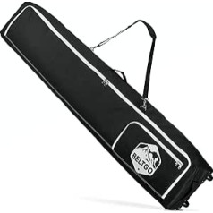 BeltGo Ski Snowboard Bag with Wheels for 2 Pairs of Skis