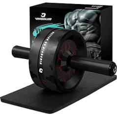 Abdominal Roller Abdominal Roller Abdominal Core Strength Training Exercise Wheels for Home Gym Abdominal Machine with Knee Pad Accessories