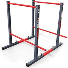 K-Sport: Stationary Bar for Ingot Support, Dip Bar for Muscle Training, Calisthenics Bars for Training with Your Own Body Weight, Professional Fitness Equipment for Home