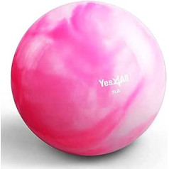 Yes4All Toning Ball, Medicine Balls for Exercise, Soft Medicine Ball for Pilates, Yoga and Fitness, Perfect for Balance, Flexibility, 2-10lbs