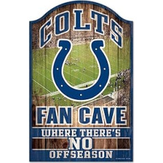 Wincraft NFL Indianapolis Colts Fan Cave Sign Wooden Sign
