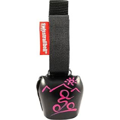 The original: swisstrailbell® Deep Black with Pink Mountain Biker