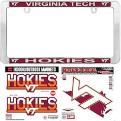 Wincraft Virginia Tech S69181 Combp Rahmenaufkleber und Magnet