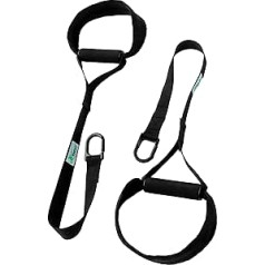 eaglefit Griffpaar für Sling Trainer mit Breiten, weichen Fuss-Schlaufen und Karabinern