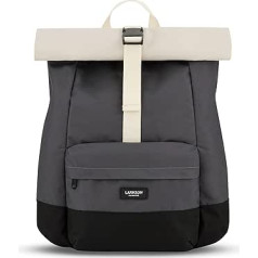 LARKSON Alva Rolltop Backpack for Men and Women - Backpack for University, Business, Leisure - Roll Top with Laptop Compartment & Mesh Padding - Backpacks Made from Recycled PET Bottles - Water-Repellent
