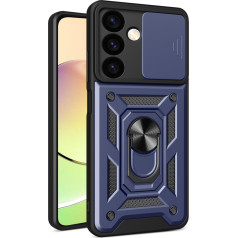 Kameras vāciņš priekš Samsung Galaxy S24+ Hybrid Armor Camshield blue