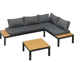 Gartenfreude Ambience Lounge Group, Available in Various Colour Combinations:, Modern, dark grey