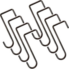 HiGift 8 Pack Vinyl Fence Hooks 2