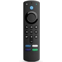 Fernbedienung für Fire TV, Ersatz-Sprachfernbedienung für Amazon Fire TV Stick, TV Stick Lite, TV Stick 4K, TV Cube