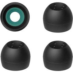 JVC EPFX10 Spiral Point Ear Cups - Set of (4) Ear Tips, Sizes S to L Fits Many JVC Models (Medium-Large)