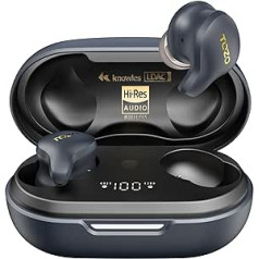 TOZO Golden X1 Wireless Bluetooth Balanced Armature Driver, Hybrid Dynamic Driver, OrigX Pro, LDAC & Hi-Res Audio Wireless, Ambient & Active Noise Cancelling Earbuds, Star Black