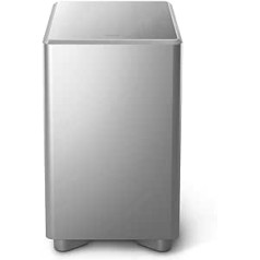 Philips TAW8506 Wireless Subwoofer, 20 cm Subwoofer for Philips TV, 300 W Max, Super Bass Subwoofer for Home Cinema, DTS PlayFi, Dimensions: 24 x 39 x 40 cm, Silver Design, TAW8506/10