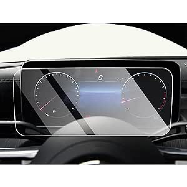 CDEFG Mercedes C Class W206 GLC X254 2022 2021 2023 Car Navigation Protective Film Tempered Glass 9H Scratch-Resistant 12.3 Inch GPS Transparent Screen Protector Navigation Film Accessories