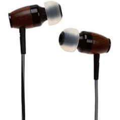 Symphonized DRM Premium Genuine Wood In-ear Noise-isolating Headphones with Mic (Black/Gray)