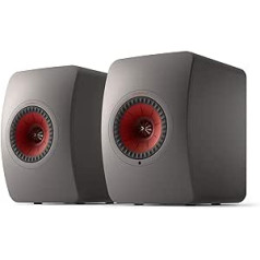 KEF LS50 Wireless II WLAN HiFi Speaker System, Grey, Active Speaker, HDMI, Airplay 2, Bluetooth, Spotify, Tidal