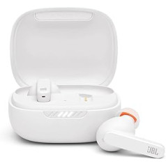 JBL Live Pro+ TWS - Wireless In-Ear Headphones with Noise Cancelling in White - Up to 28 Hours of Battery Life - Includes Charging Box