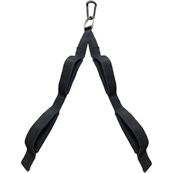 Topfinder Triceps Rope Extra Long Pull Rope, Lat Pull Rope Biceps Tricep Rope Fitness Accessories Strength Training Cable Pull Handles (Extra Long Triceps Rope)