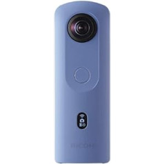 Ricoh Imaging RICOH Theta SC2 Blue, 360° Camera with Image Stabilisation, High Image Quality, High-Speed Data Transfer, Night Recording with Low Image Noise, Small & Lightweight, for iOS and Android