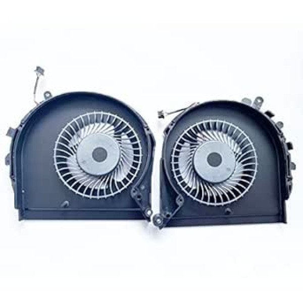 Fleshy Leaf CPU + GPU Cooling Fan Replacement for HP Gaming Pavilion 17-CD 17-CD0010TX 17-CD0022TX 17-CD0026 TPN-C142 Series ND85C15-18K15 ND85C14-18K14 9116FPR 0X07SBR L5 666 66 3-00 01