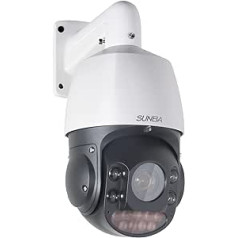 SUNBA 3MP IP PoE+ PTZ Camera for Outdoor Use, 20x Optical Zoom@H.265, Motion Detection and Body Detection, 24x7 Automatic Patrol, up to 100 m Night Vision (405-D20X ECO Edition)