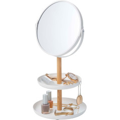 Yamazaki Gerson 2314 Jewellery Stand with Mirror White