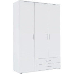 Avanti Trendstore - Hinged Door Cupboard Alpine White, Approx. 127 x 188 x 52 cm