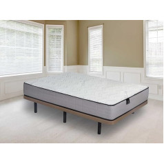 Seasons Carbon Mattress Reversible 90 x 190 x 20 cm Black and White