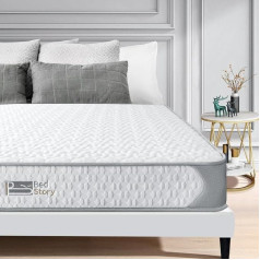 Bedstory YKRB-MS003006-UK YKRB-MS003006, Foam, Silver, 90 x 190 x 14 cm