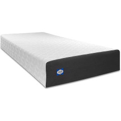 Sealy One Size Memory Polyurethane Foam Mattress 90 x 200 cm White