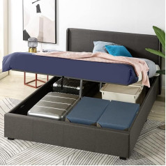 Zinus Platform, Dark Grey, 135 x 190 cm
