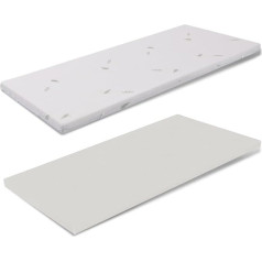 Miasuite I Sogni Italiani Memory Foam Topper 90 x 200 cm Height 5 cm Removable Aloe Vera Medical Device