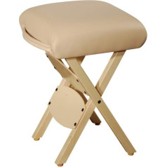 Master Massage Work Stool Folding Stool for Massage Table Stool America Brand Cream Beige