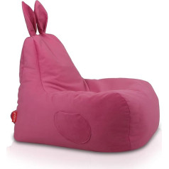 Ecopuf Bunny L Children's Bean Bag - Original Rabbit Design - Fully Removable Bean Bag Made of Soft Microfibre - Bean Bag with Storage Bag