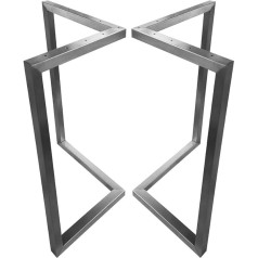 Chyrka V-Table Skid, Stainless Steel 201, 30 x 30 cm, Table Frame, Frame Table, Skid Frame, Table Base (720 x 500 mm, 1 Pair)