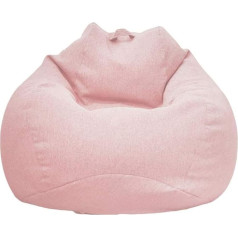 Chenlee Bean Bag Cover for Stuffed Animals, No Filler, Extra Soft Sofa Bean Bag Chair 100% Premium Cotton Linen - Memory Foam Replacement Cover for Adults and Children without Filling