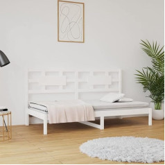 Rongqi Day Bed, Sofa Bed, Couch with Sleep Function, Sofa Bed, Sofa Bed, Daybed, Sofa Bed, Sofa Bed, Couch Bed, Youth Bed, White 90 x 200 cm, Solid Pine