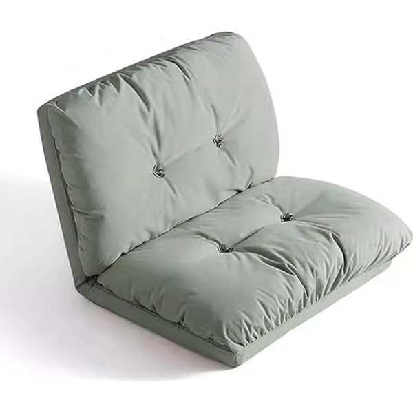 Sohodoo Bodensofa, Sitzsack, Bett, Schwammfüllung, extra Dicke Bodencouch, Faltbare Matratze, inklusive abnehmbarem, waschbarem Bezug for Schlafzimmer und Wohnzimmer (Color : Green, Size : L)