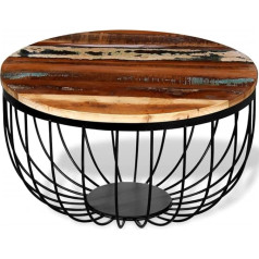 Vidaxl Solid Wood Coffee Table Side Table
