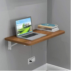 Durags Klappbarer Wand-Drop-Leaf-Tisch, Wandmontierter schwimmender Klapptisch, Drop-Leaf-Esstisch, Kleiner Holzschreibtisch für Büro, Zuhause, Küche