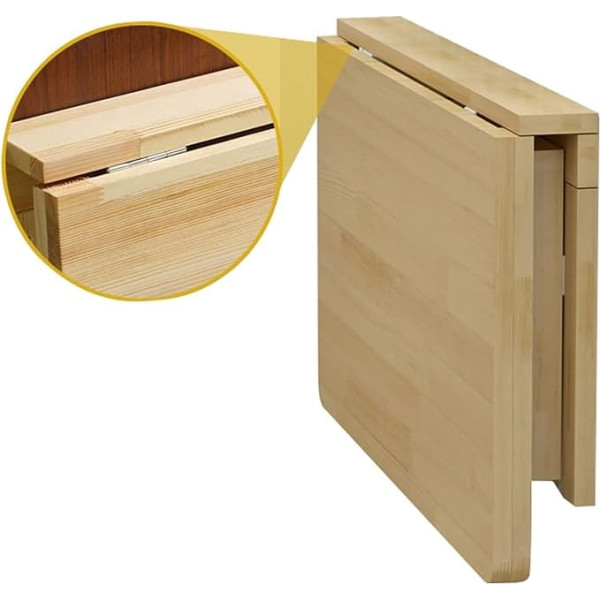 Folding Wall Table Folding Wall Table Folding Table for Wall Mounting, Drop Leaf Tables for Small Spaces, Space-Saving Folding Workbench, Hanging Computer Desk, Folding Wall Table