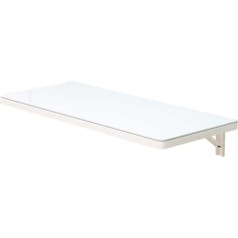 SLEEVE Klapptisch, Wandtisch, Wandklapptisch aus gehärtetem Glas, klappbarer Esstisch, Wandtisch, sogar Wandtisch, Küchenarbeitsplatte, Faltbarer Laptop-Betttisch (8040 cm)