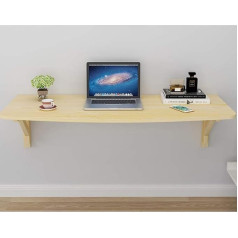 Klappbarer Wandtisch, Massivholz-Wandtisch, Esstisch, klappbarer Computertisch, Lerntisch, wandmontierter Klapptisch, Arbeitszimmer, Schreibtischgröße, optional für Arbeitszimmer, Schlafzimm