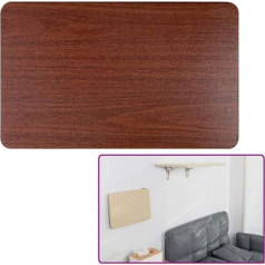 Kleiner Wandbehangtisch, faltbares Küchenregal, Wohnzimmer-/Schlafzimmer-Klapptisch, Holzfarbe-70 x 38 cm/28 x 15,2 Zoll